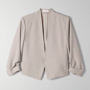 Aritzia Babaton Power Short Blazer in Mini Houndstooth